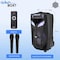 Pyle Pyle Portable Bluetooth PA Speaker, 600W, 10 in Indoor/Outdoor BT Speaker, 2 Wireless Mics, Party Lights PPHP101WMB - alternate 7
